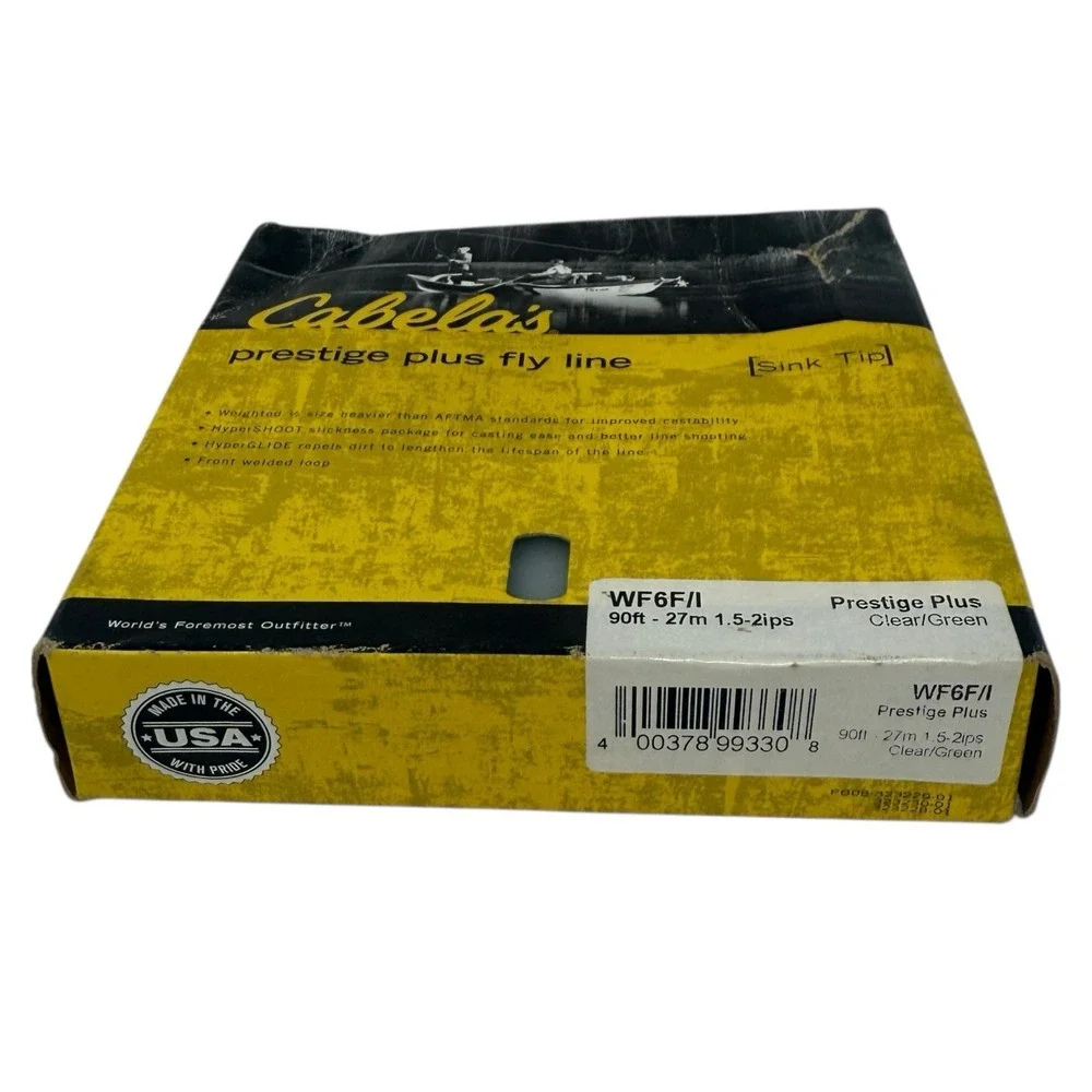 Cabela's Prestige Plus Sink Tip‎ Fly Line. New Old Stock Fishing Supplies